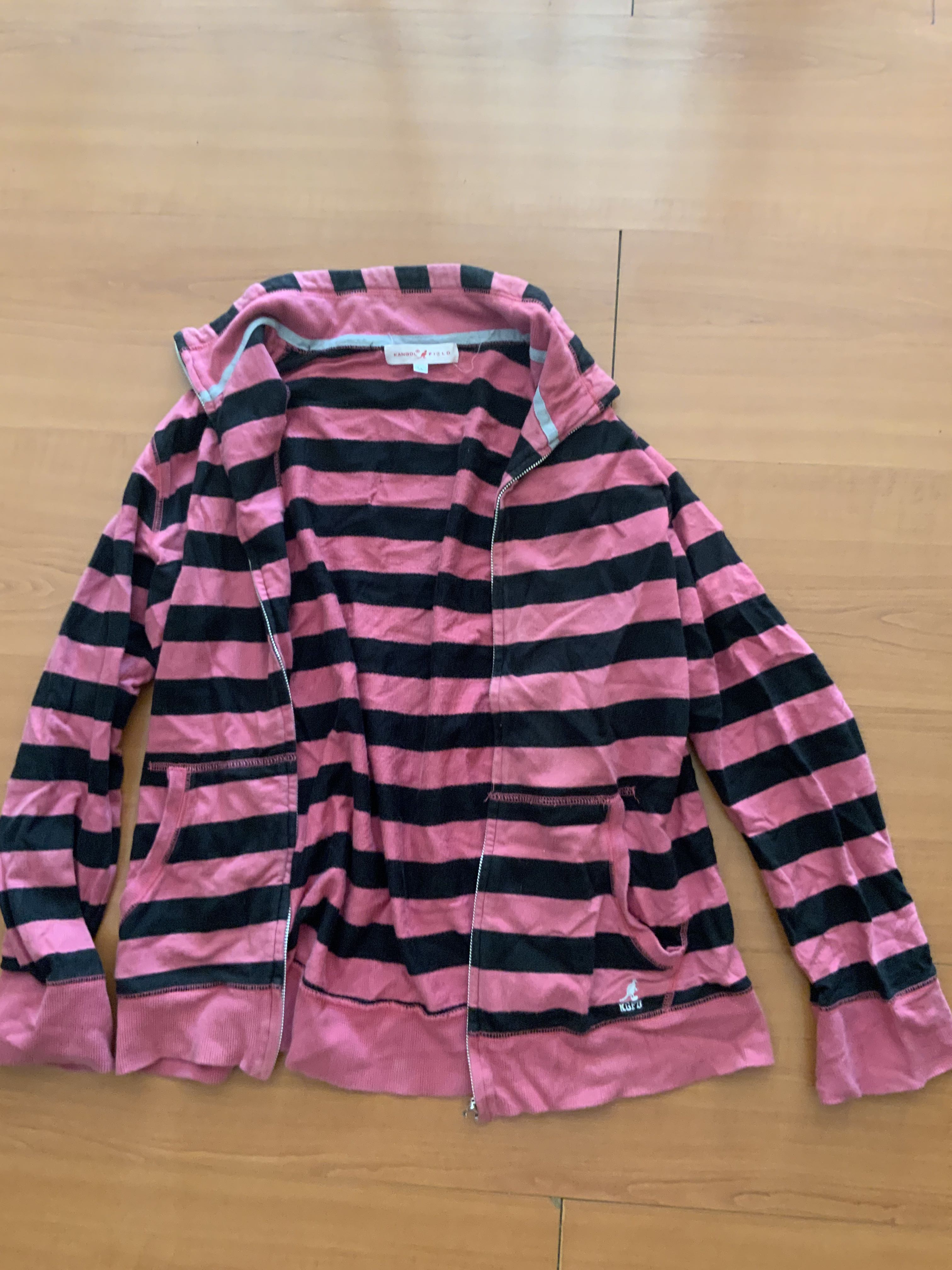 Jacket pink outlet stripes