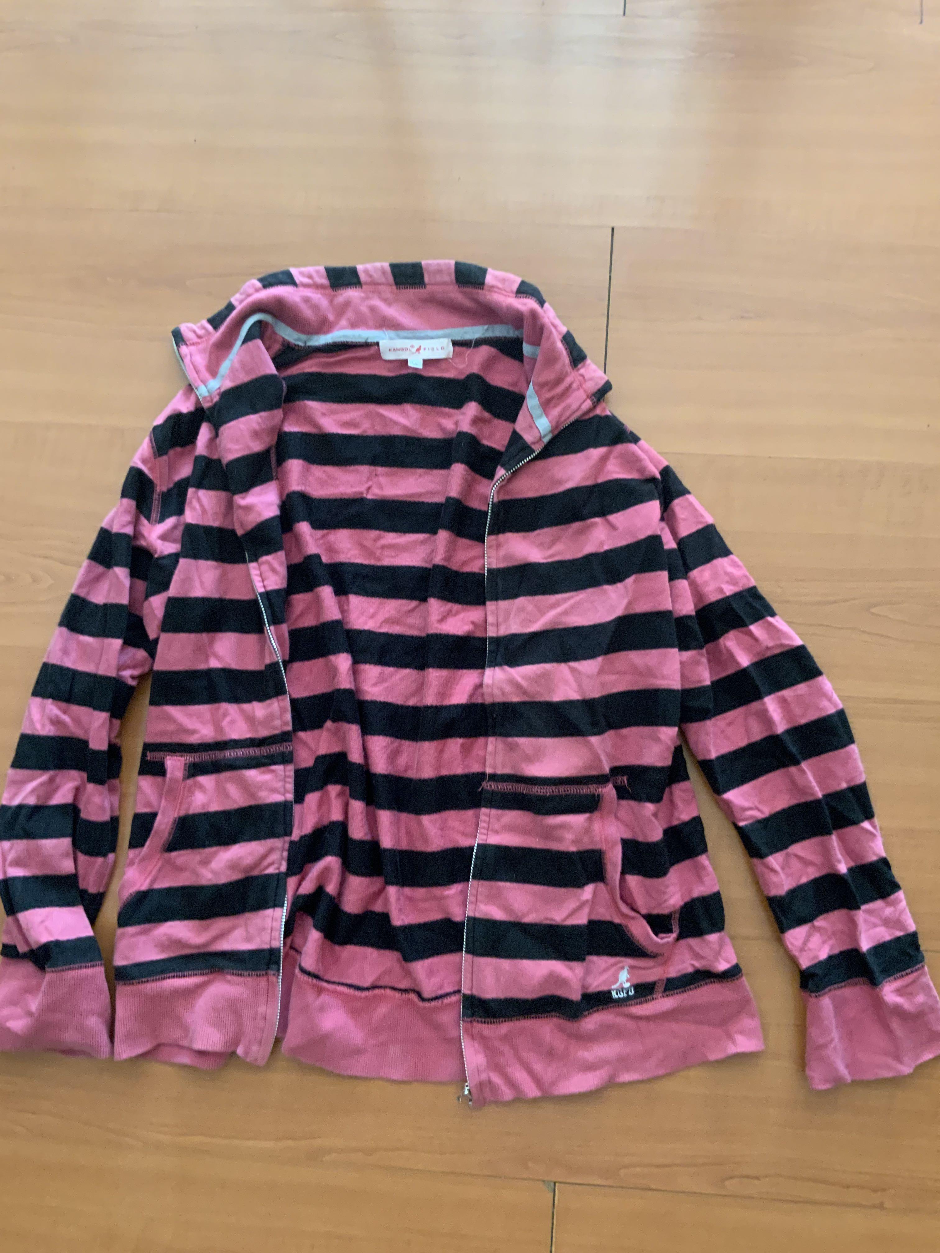 Jacket with pink stripes outlet