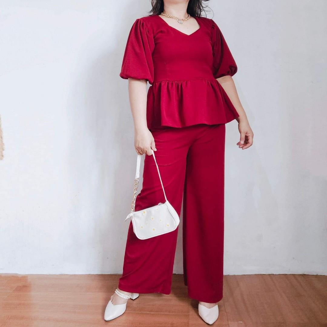ZELDA PLUS SIZE COORDINATES (Category: Sets or Coordinates) located in Cainta. Submitted by agirlnamedkatkatII (Listing ID 1163313288, Image 2). Description: ZELDA PLUS SIZE COORDINATES P380.00 Size: XL-XXL (36-40waistline) Fabric: Crepe Mode'sl height: 5'4 plus 2inches heels (5'6) Note: Please provide 2nd and 3rd color options..