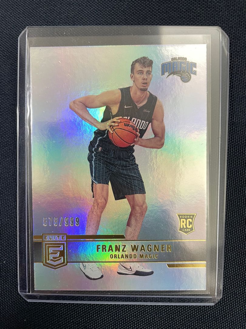 21-22 Panini Elite NBA Franz Wagner Rookie Card RC base /999, 興趣及遊戲,  收藏品及紀念品, 明星周邊- Carousell