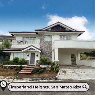 224 sqm Overlooking view House in Timberland Heights San Mateo near Amiya Raya Batasan Commonwealth Quezon City