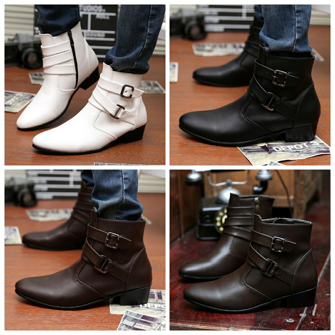 Mens ankle high cowboy boots sale