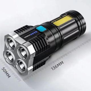4-CORE RECHARGEABLE LED FLASHLIGHT—BUY 3 GET 1 FREE WHILE STOCKS LAST—FIRE SALES !!!—SELLING BELOW COST PRICE 