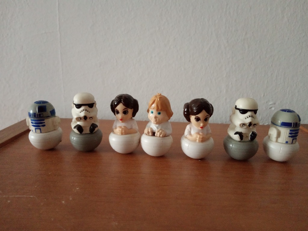 7 small Star War roly poly toys, Hobbies & Toys, Toys & Games on Carousell