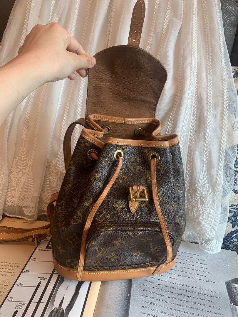 Louis Vuitton 1997 Montsouris mini backpack, Brown