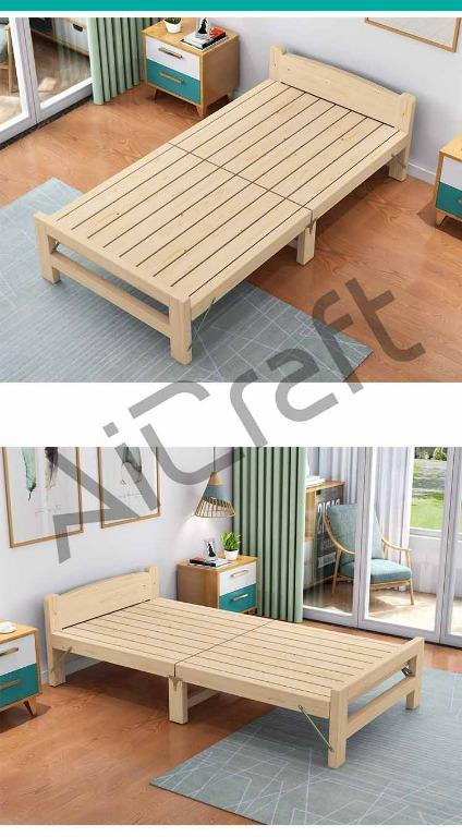 Portable queen shop bed frame