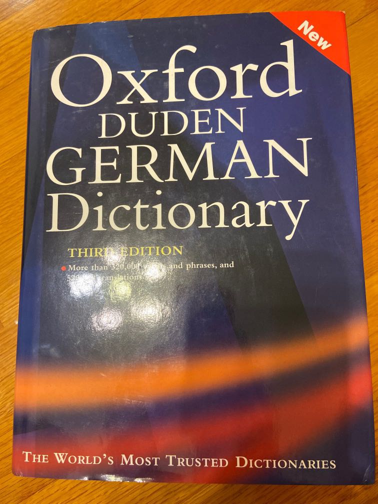 英德字典（Oxford Duden German Dictionary), 興趣及遊戲, 書本 文具, 教科書- Carousell