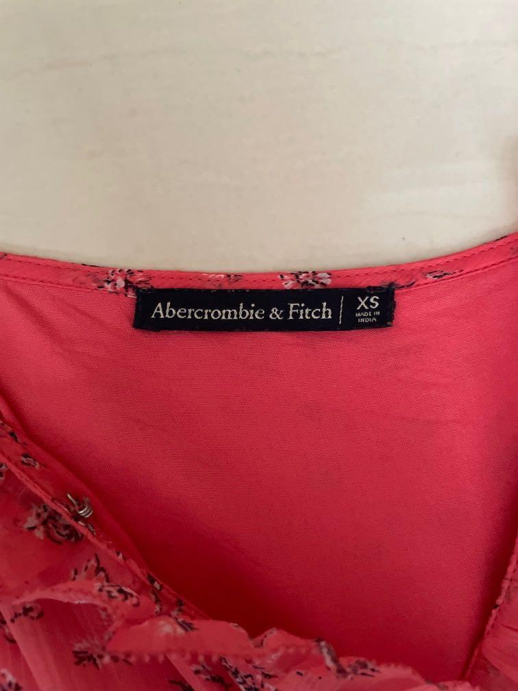 Abercrombie & Fitch Flora Wrap Dress XS, Women's Fashion, Dresses