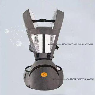 Baby Carrier Sit Stool Solid Color Multifunctional Waist Stool Carriers Newborn Infant Go Out Portable Straps Mother And Baby Products