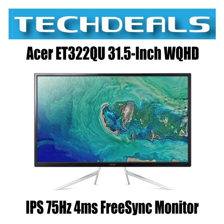 エイサー ET322QU 31.5 インチ IPS 75HZ モニター Acer ET322QU 31.5