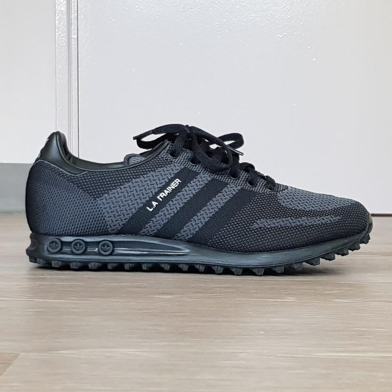Adidas originals la trainer weave triple black online