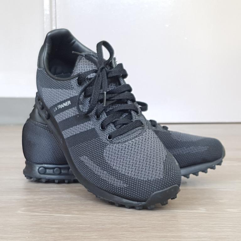 Adidas la trainer weave triple black new arrivals