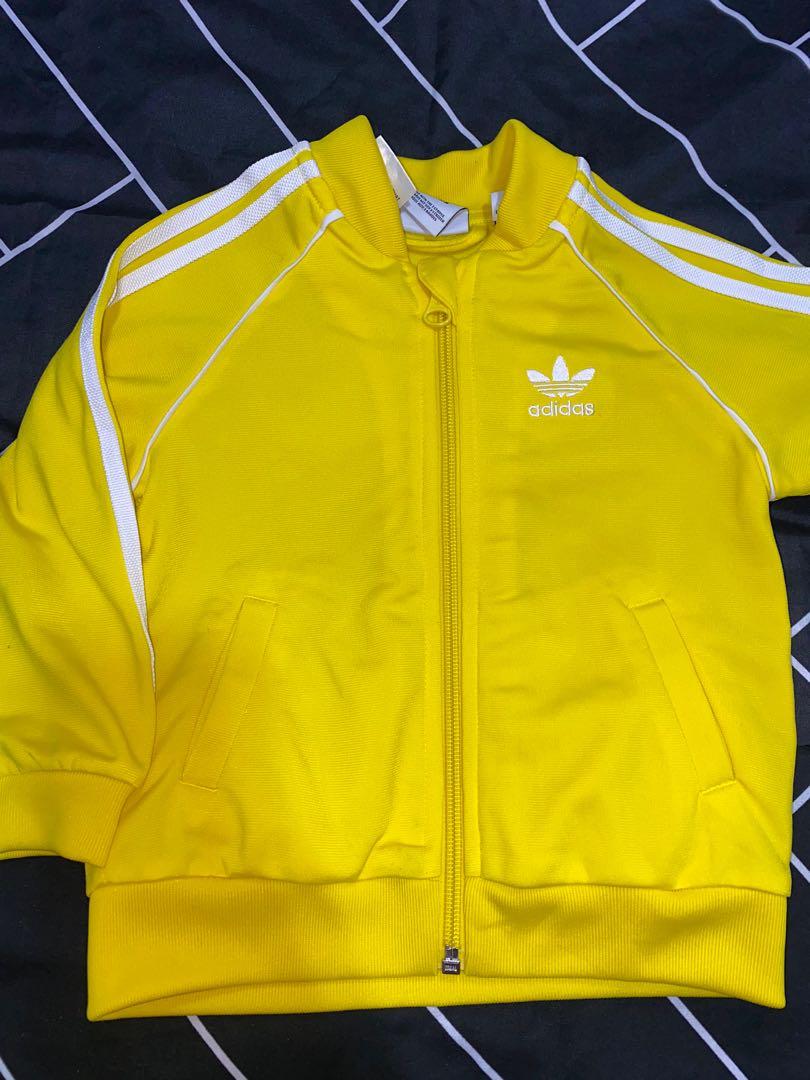 Yellow cheap jacket adidas