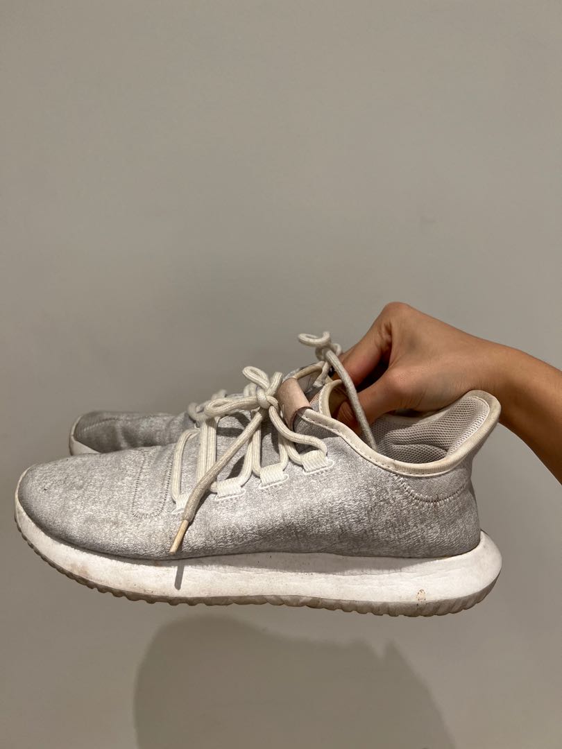 Adidas Tubular Cotton Trainers Grey 
