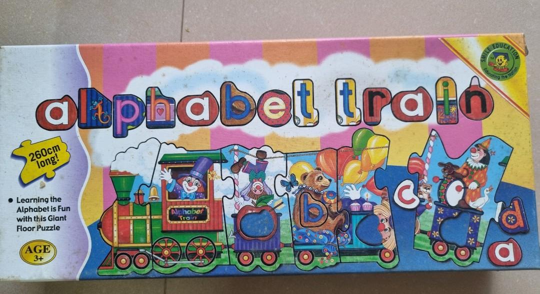 Alphabet Train Giant Floor Puzzle Babies Kids Infant Playtime on Carousell