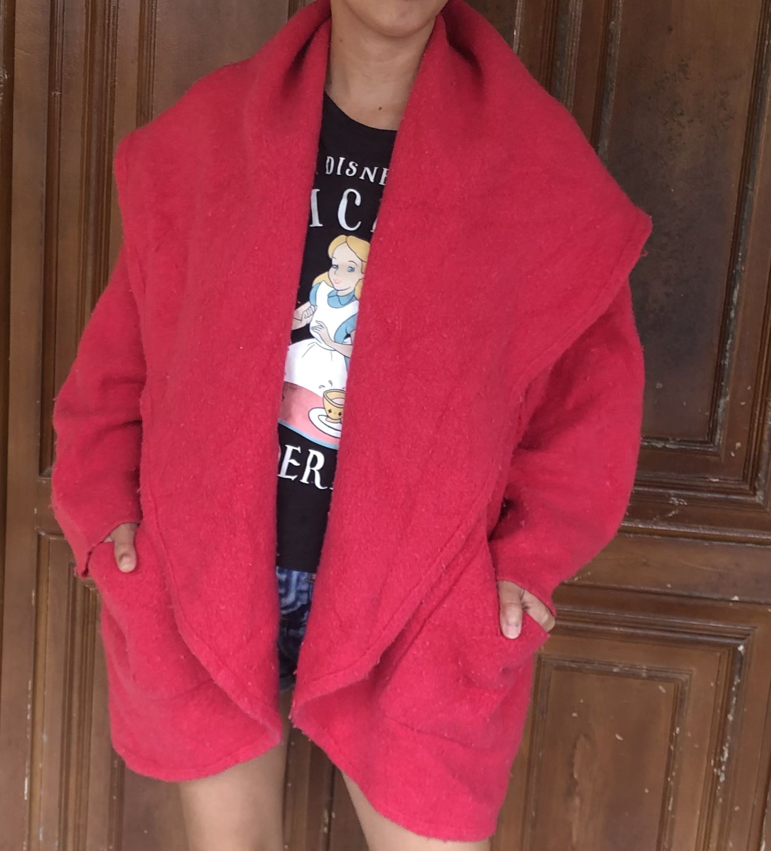 ANTHROPOLOGIE Big Red Cardigan, Women's 