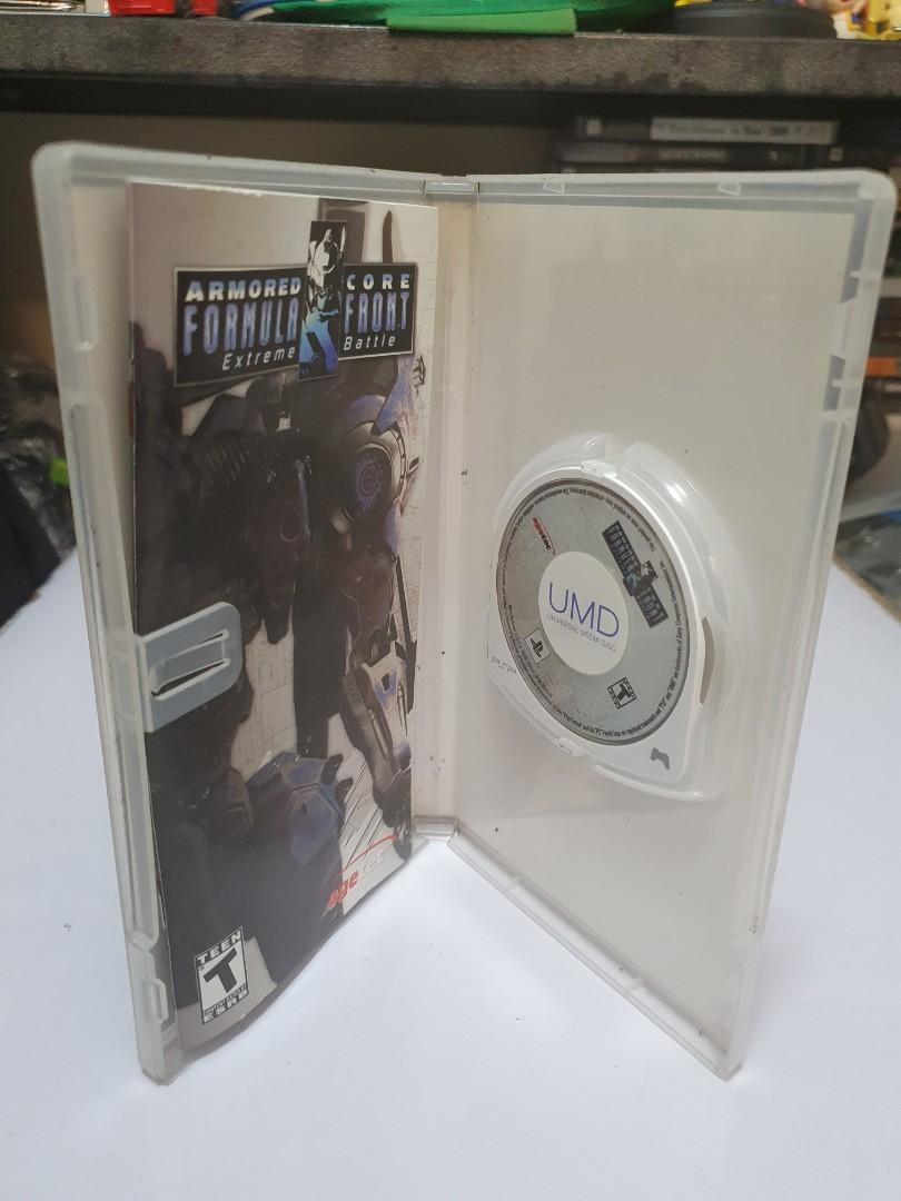 Armored Core Formula Front PSP (Sony Playstation Portable) (Category: PlayStation) located in Quezon City. Submitted by itemsforadoption (Listing ID 1158615561, Image 3). Description: Rfs: Its 2022! Happy New Year. Now is a time to be joyous and declutter. And I'm doing just that this season. Armored Core: Formula Front is a mecha video game developed by FromSoftware and published by Agetec. It was a launch title for the PlayStation Portable in J