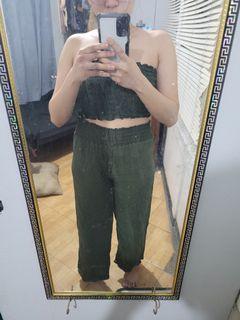 Army Green Terno Pants