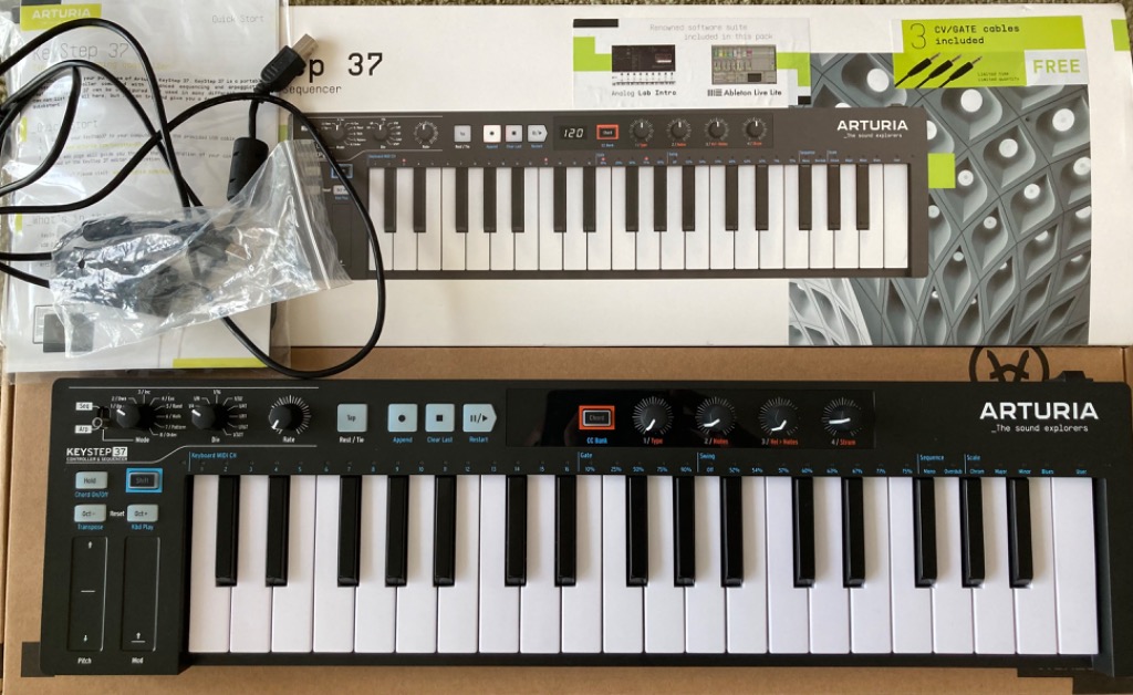 Arturia keystep 2024 37 black