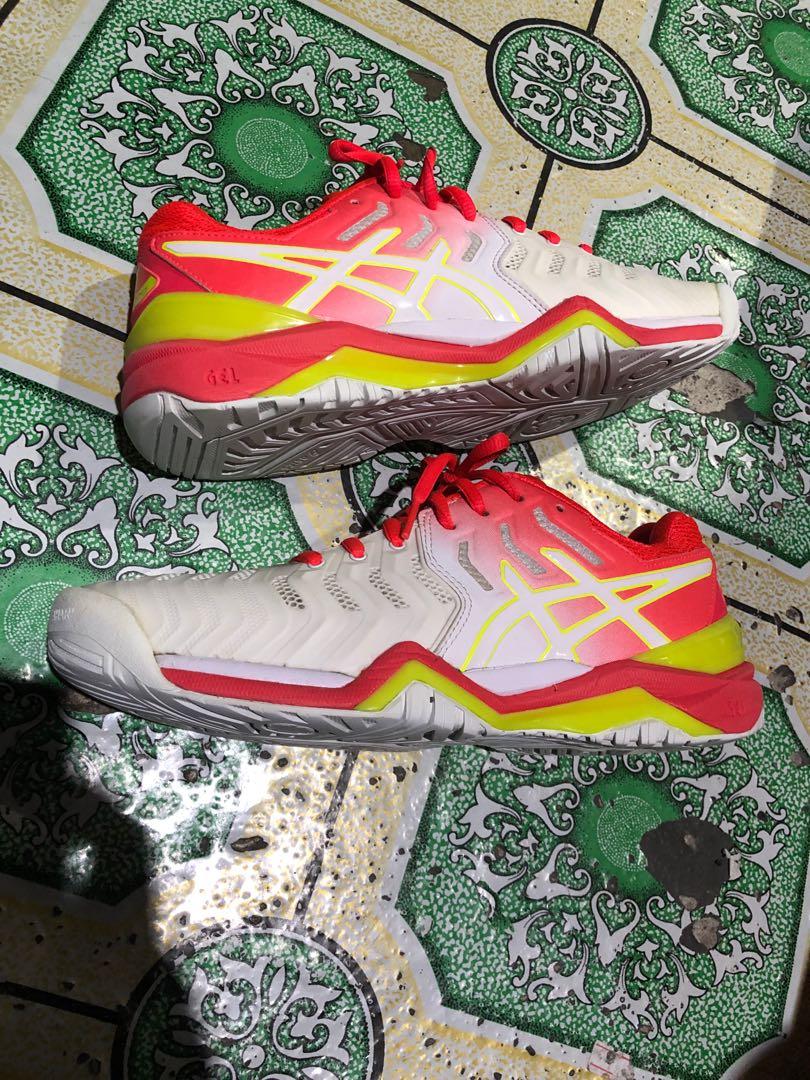 Asics gel resolution 7 safety yellow top