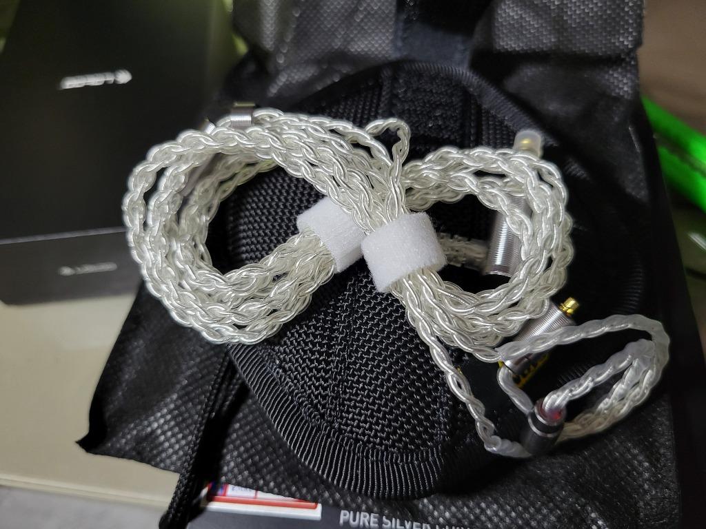 Astell&Kern AK 4.4mm MMCX Cable (PEP11) Silver 銀線耳機升級