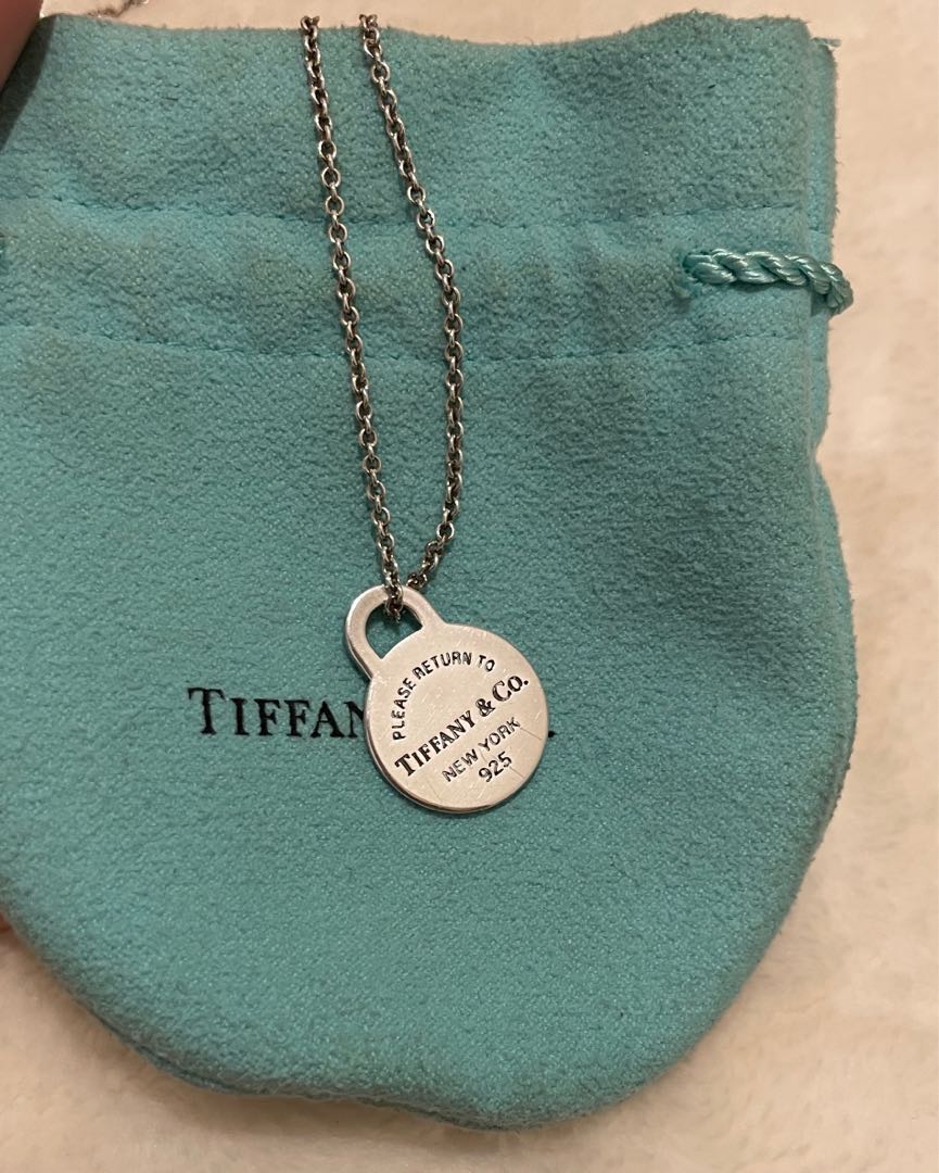 Authentic Tiffany \u0026 Co Round Necklace 