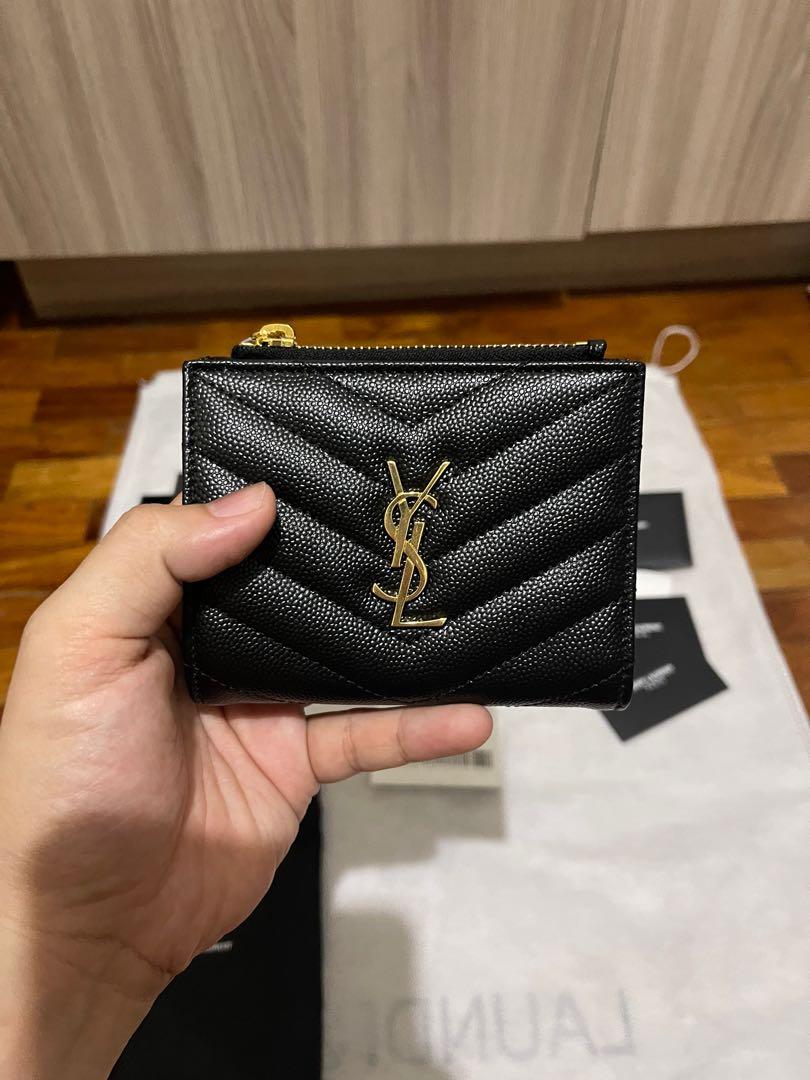 Ysl bifold compact store wallet