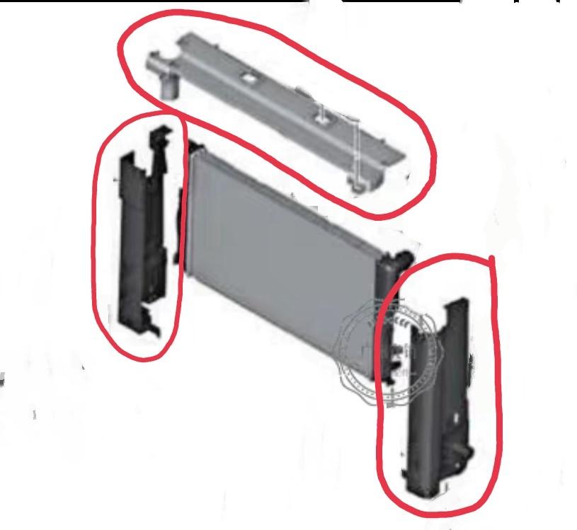 BMW F10 radiator top and side module carrier, Car Accessories ...
