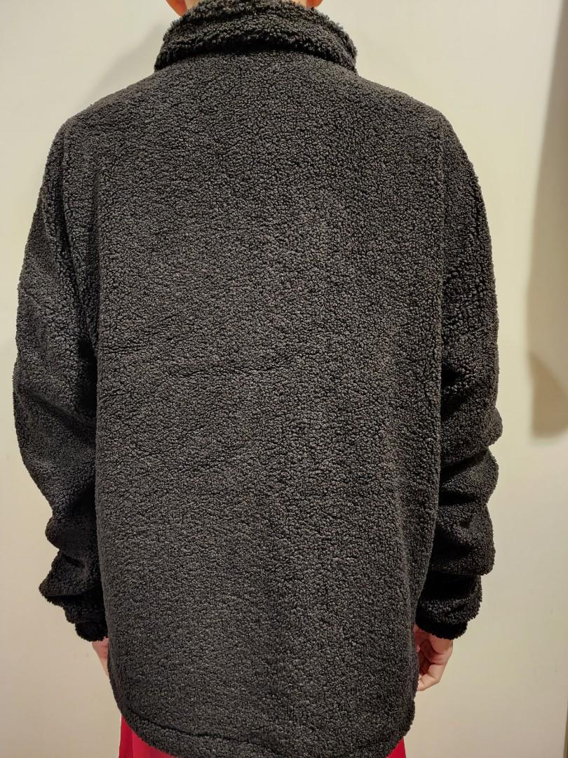Fuzzy top adidas jacket