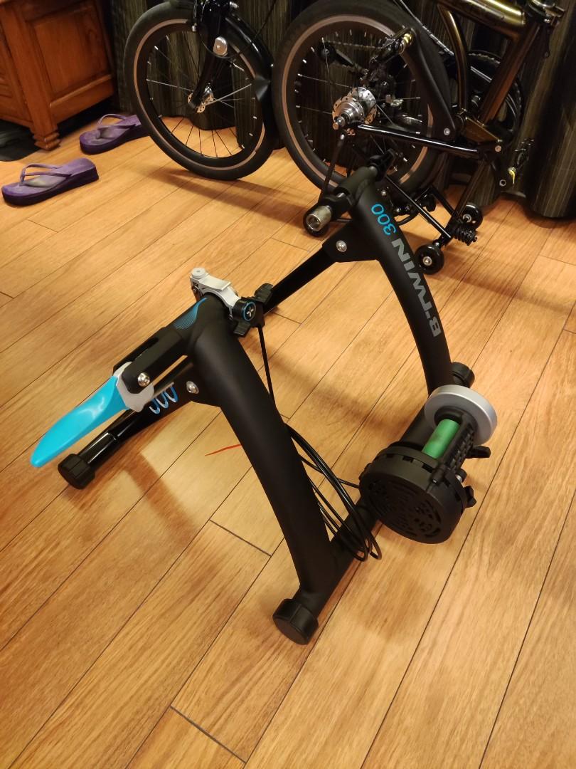 Btwin cycling stand indoor trainer Sports Equipment Bicycles Parts Parts Accessories on Carousell