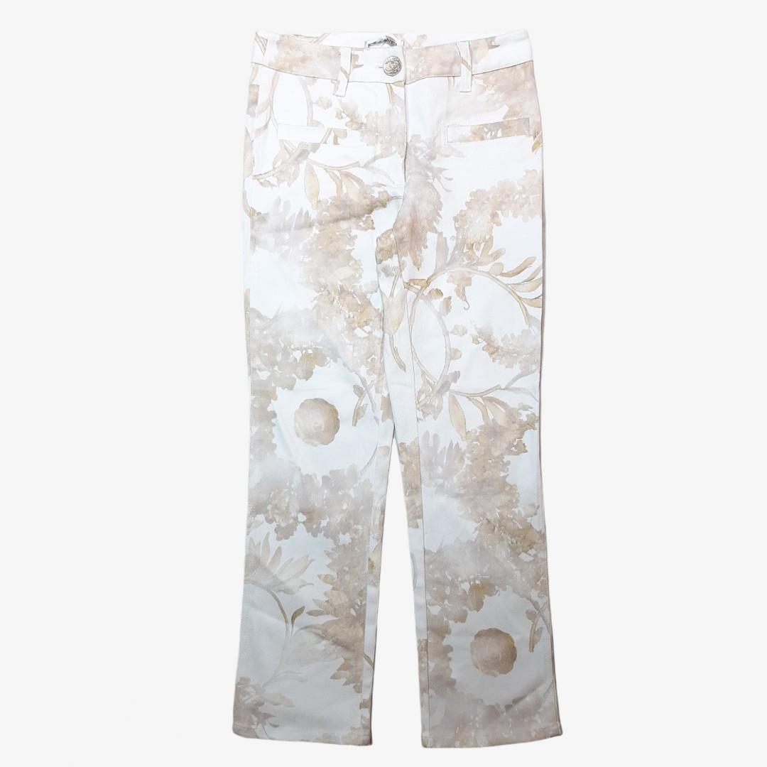 Chanel golden floral women cropped 
