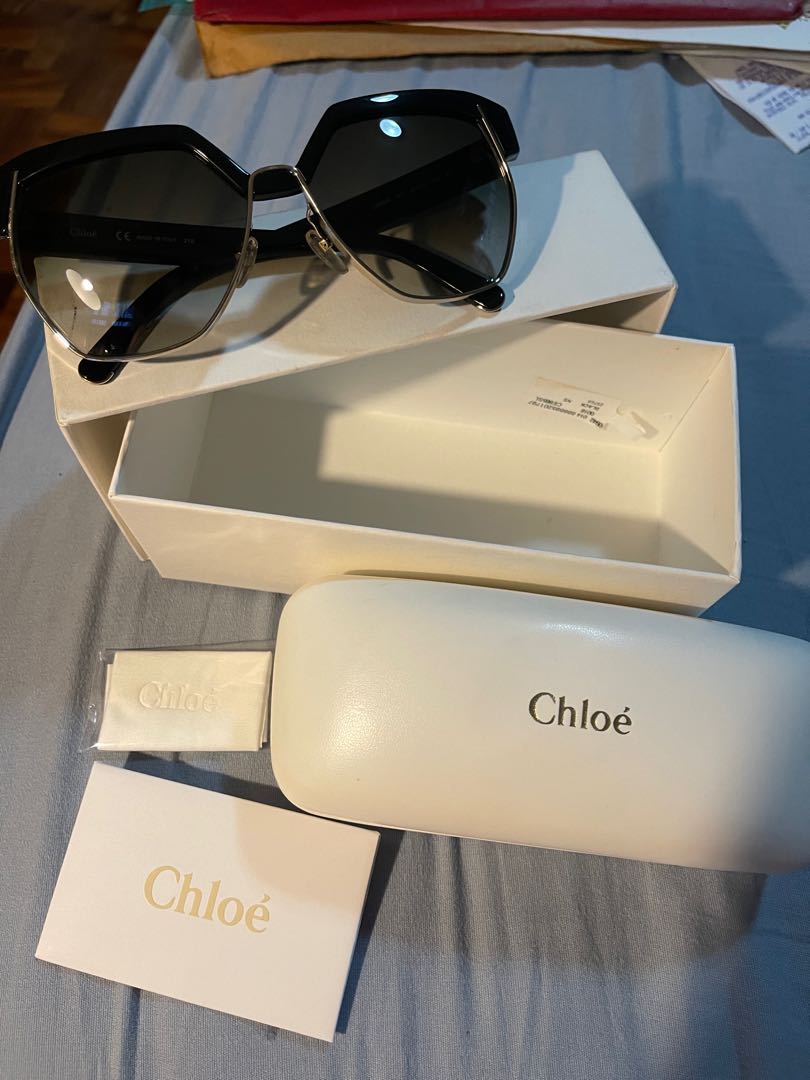 chloe 60mm clubmaster sunglasses