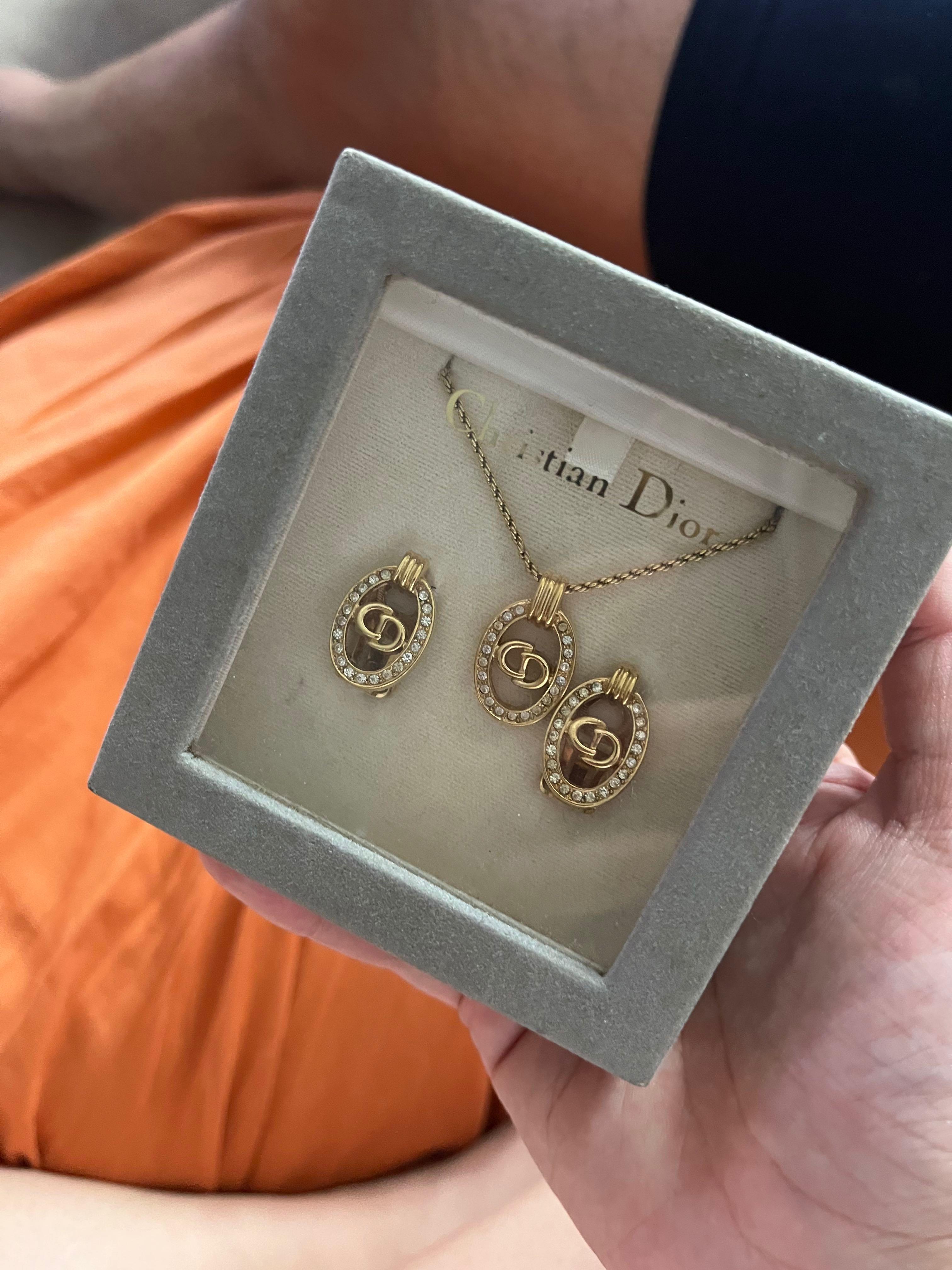 Christian dior bijoux necklace top