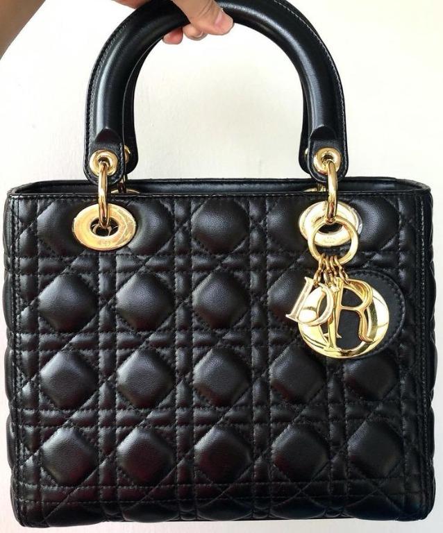 Christian dior medium clearance lady dior bag