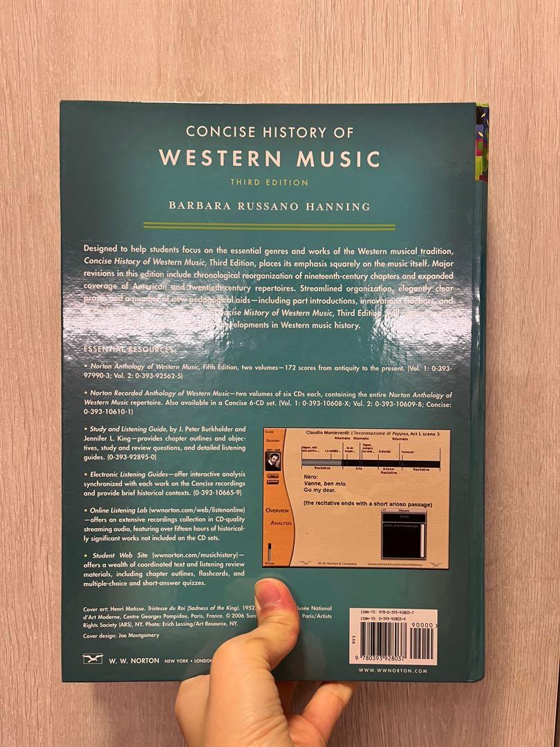 Concise History of Western Music 大專音樂系教科書, 興趣及遊戲, 書