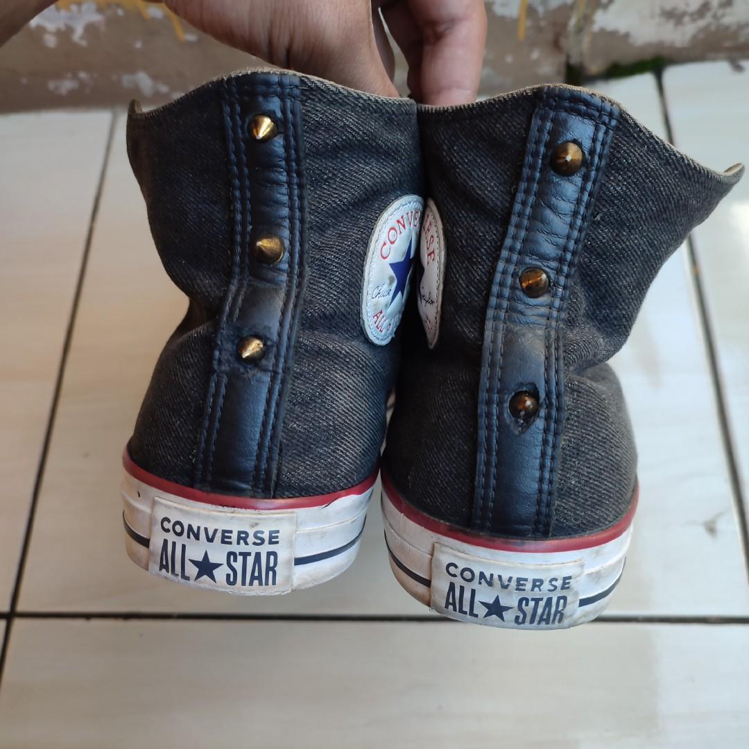 converse denim slip on