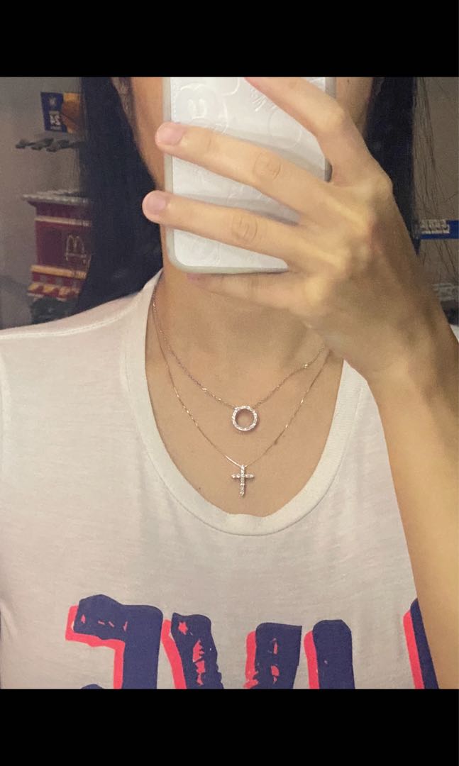 Cross diamond pendant, Women's Fashion 