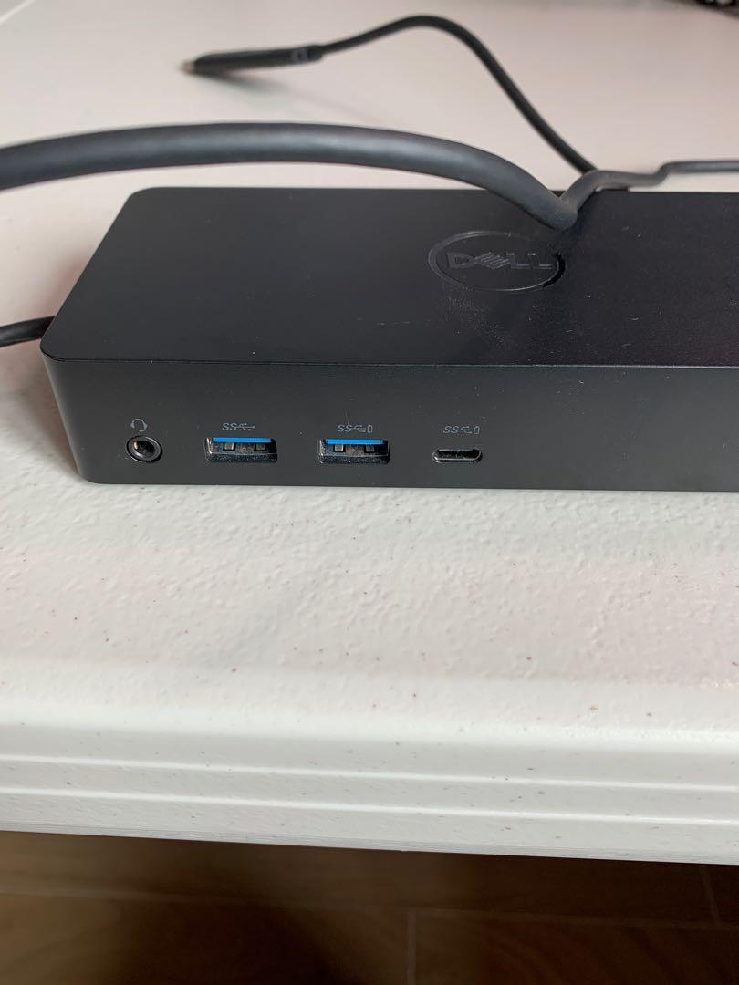 Dell docking station D6000 with power brick, Computers & Tech, Laptops