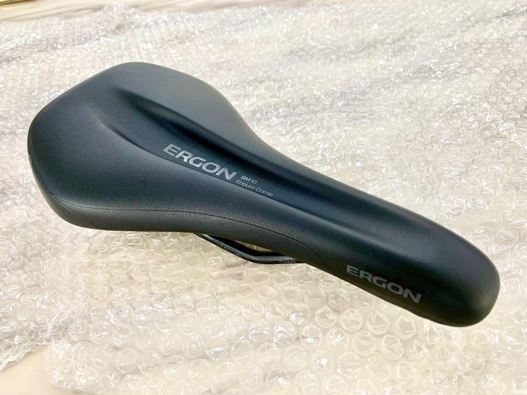 Ergon Enduro Comp Saddle SM10 Sports Equipment Bicycles Parts Parts Accessories on Carousell