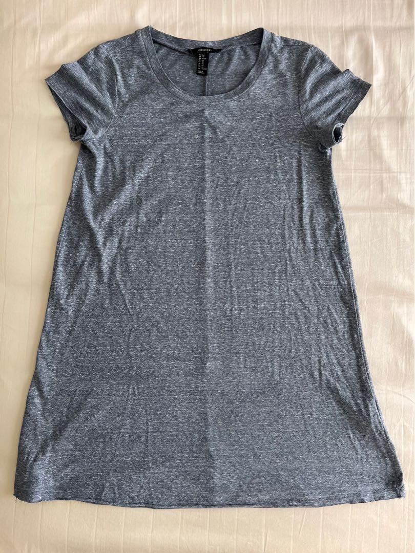 Forever 21 Grey Dress, Women's Fashion, Dresses & Sets, Dresses on Carousell