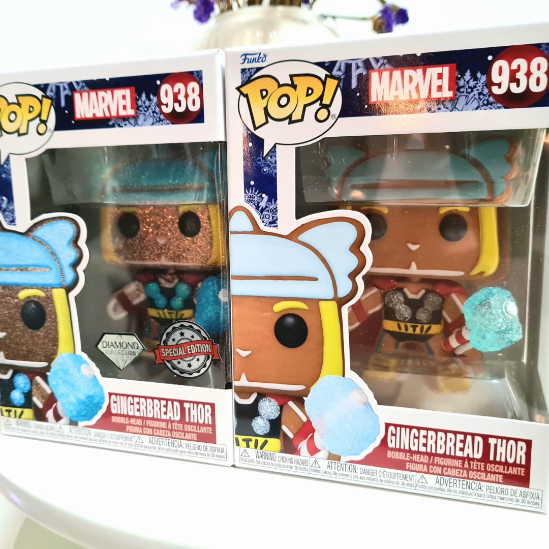 Funko POP! Marvel: Holiday - Gingerbread Thor #938 (Diamond