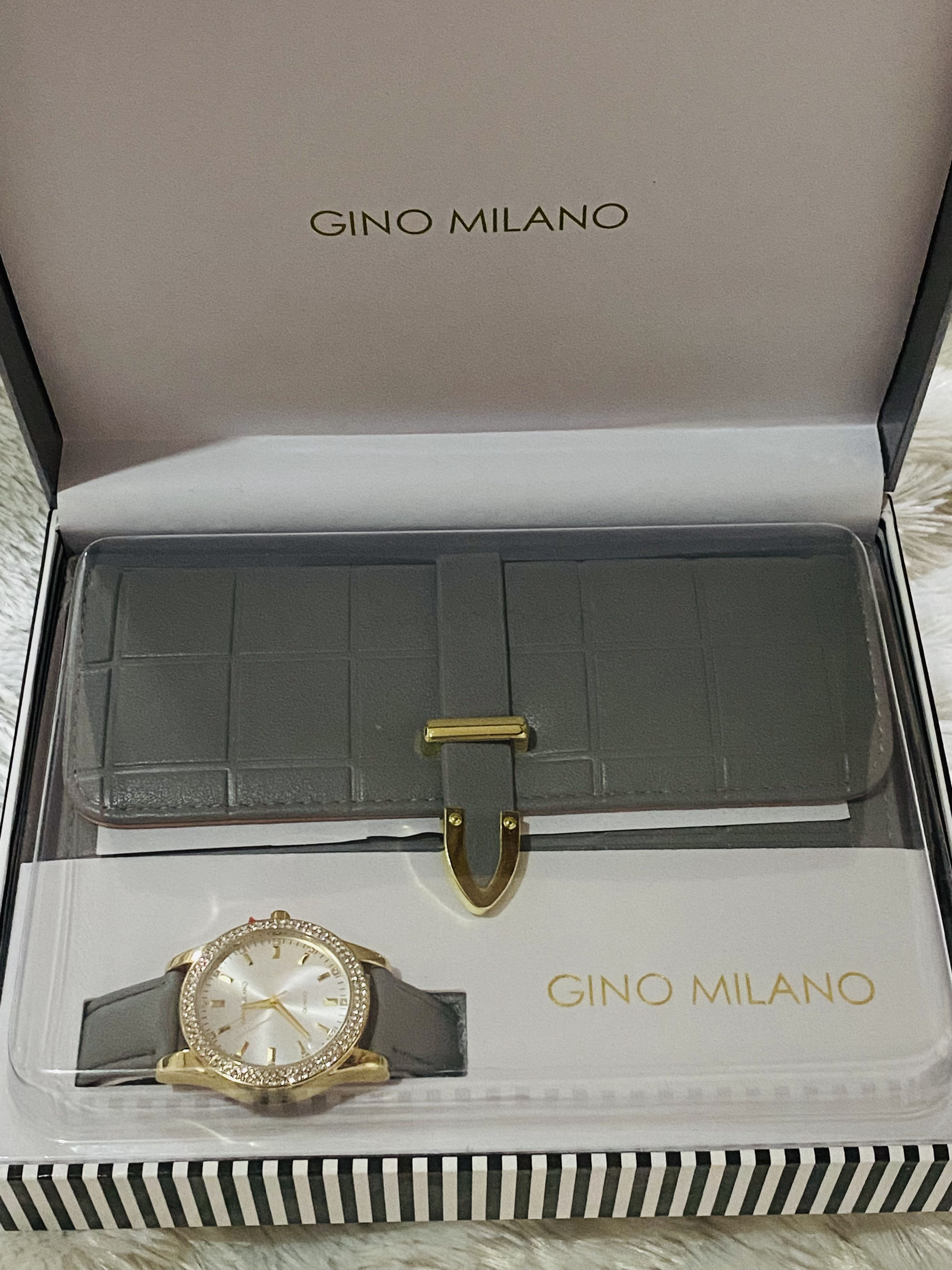 Gino milano watch and wallet set store