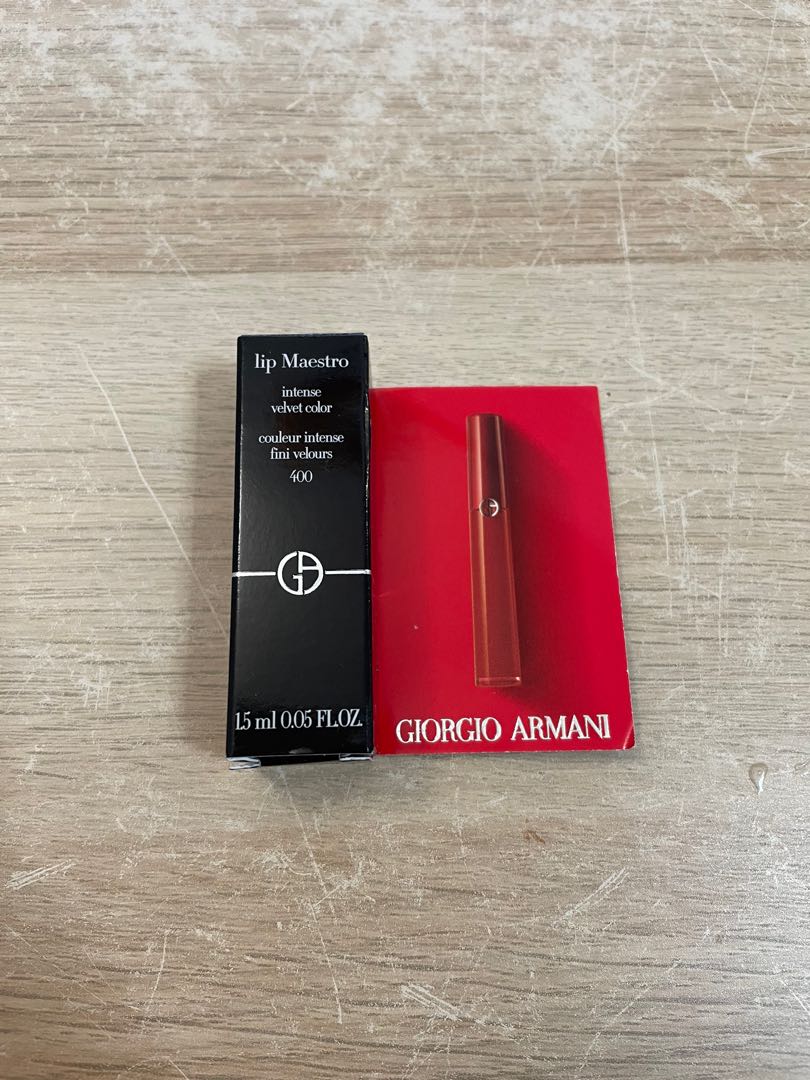 armani lip maestro sample