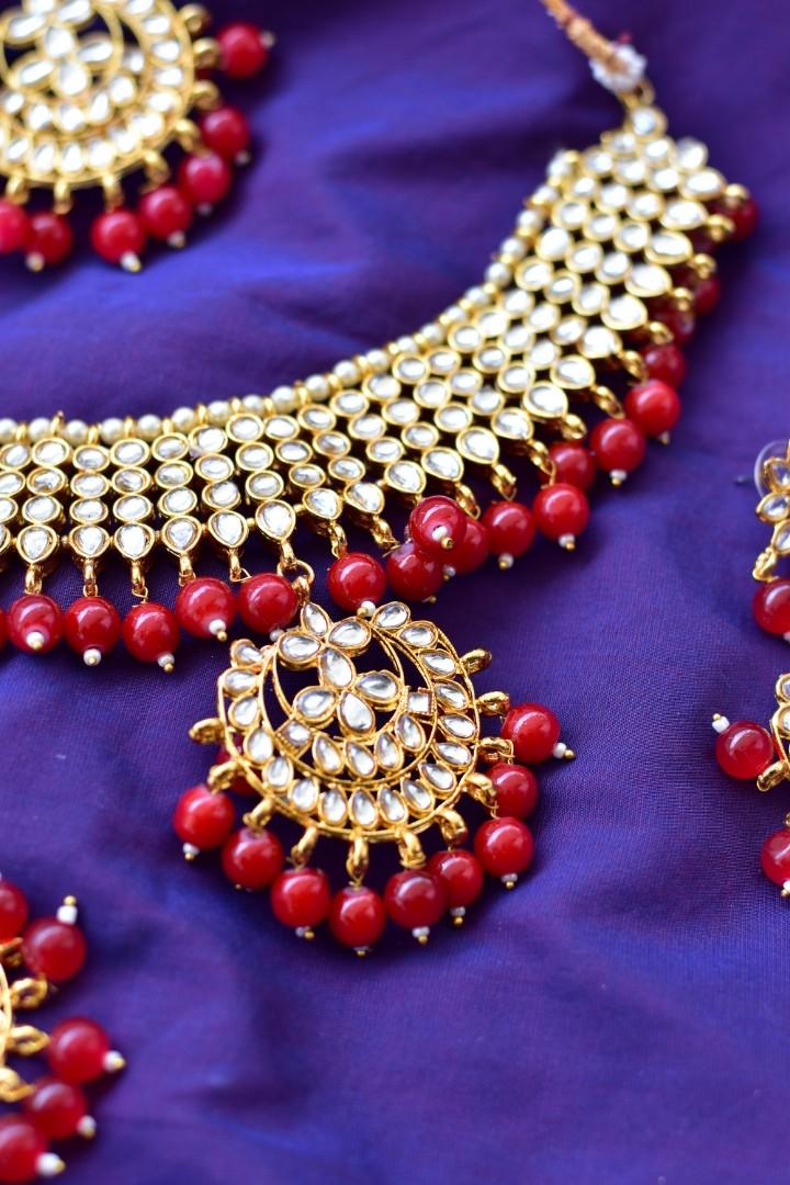 Gold plated choker set sale
