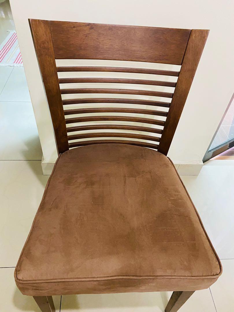 Harvey Norman Dining Chair (5 units Jasper Dining Chai Dark Walnut