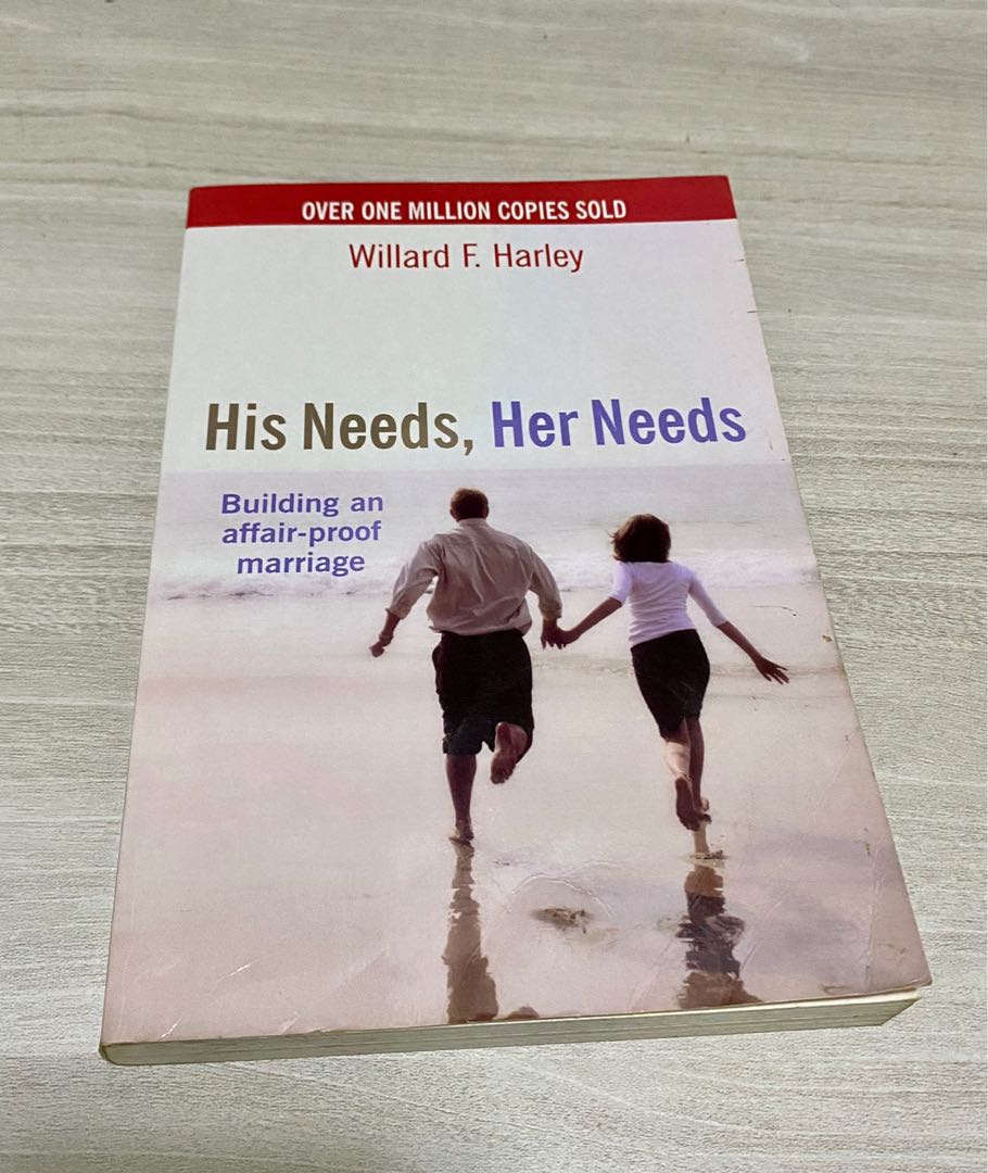 His Needs, Her Needs Building an affairproof marriage, Hobbies