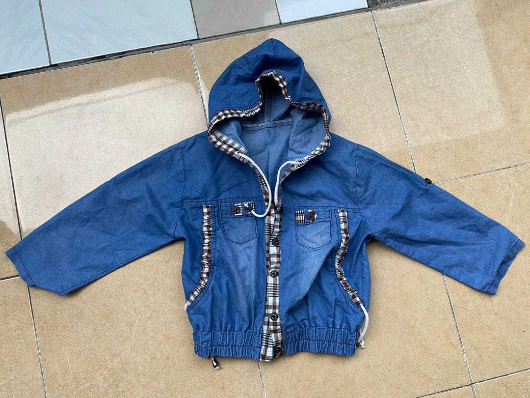 Hoodie jeans, Fesyen Wanita, Pakaian 