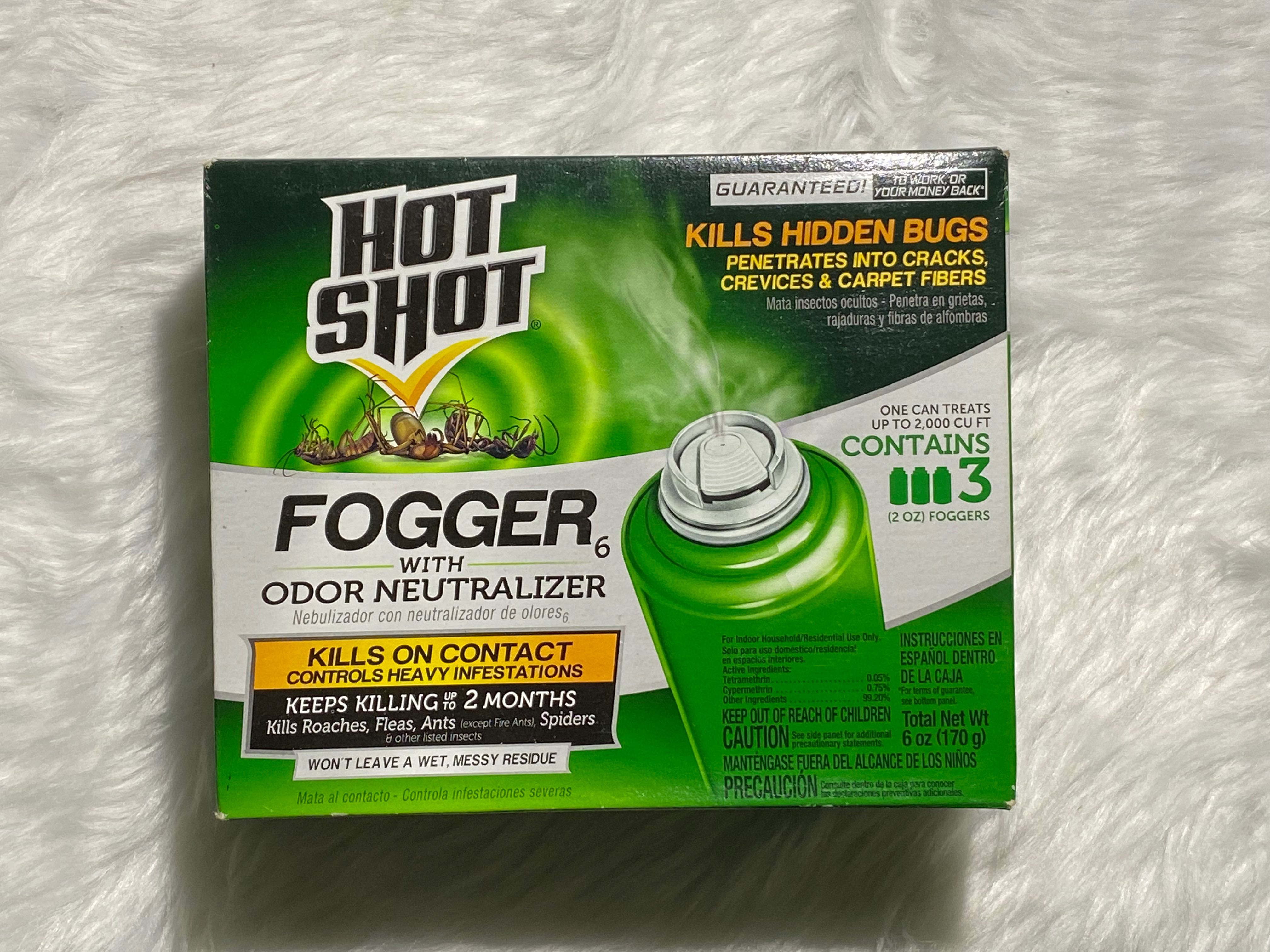 Hot Shot Fogger with Odor Neutralizer, Furniture & Home Living