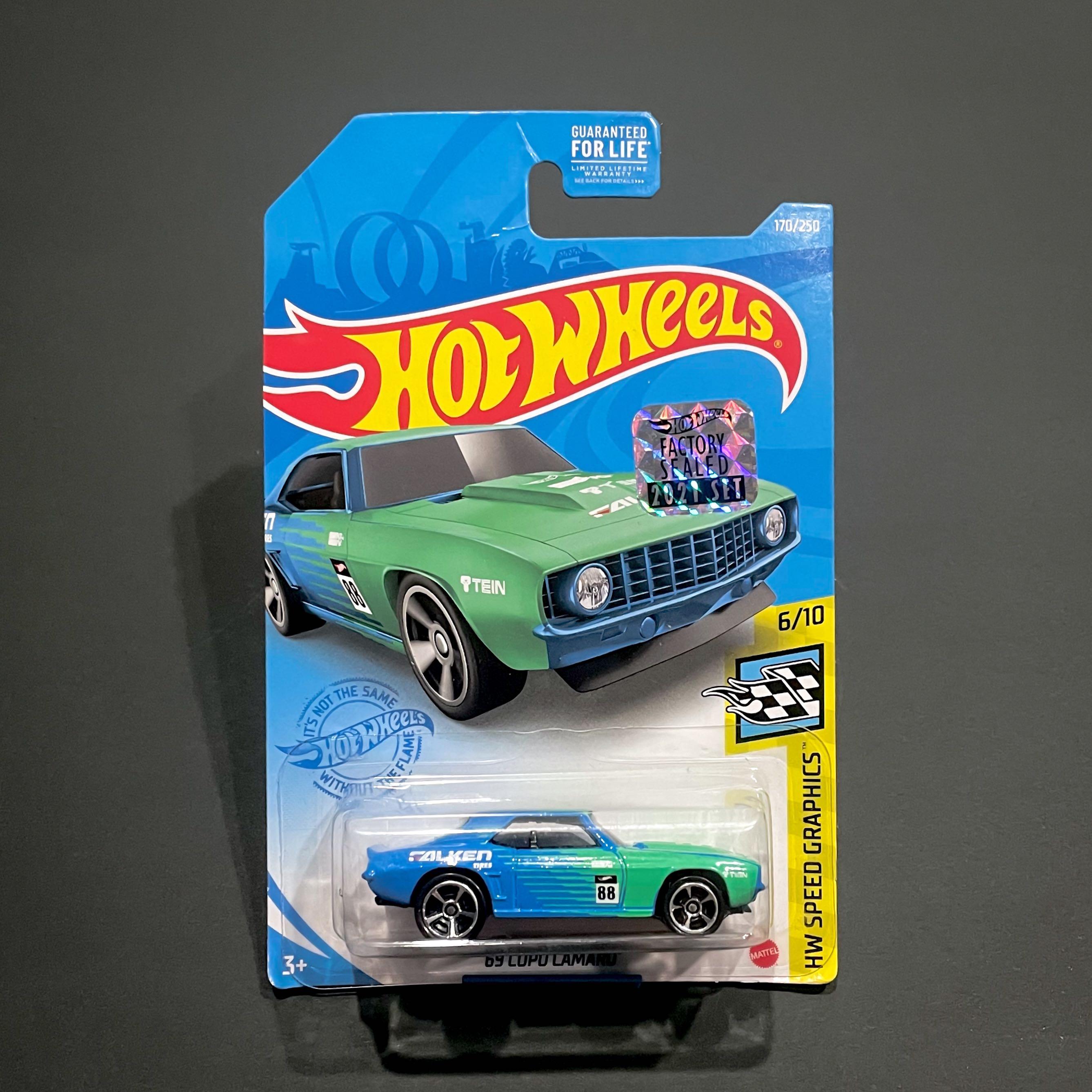 Hot Wheels '69 Copo Camaro (Factory Sealed USA Card), Hobbies 
