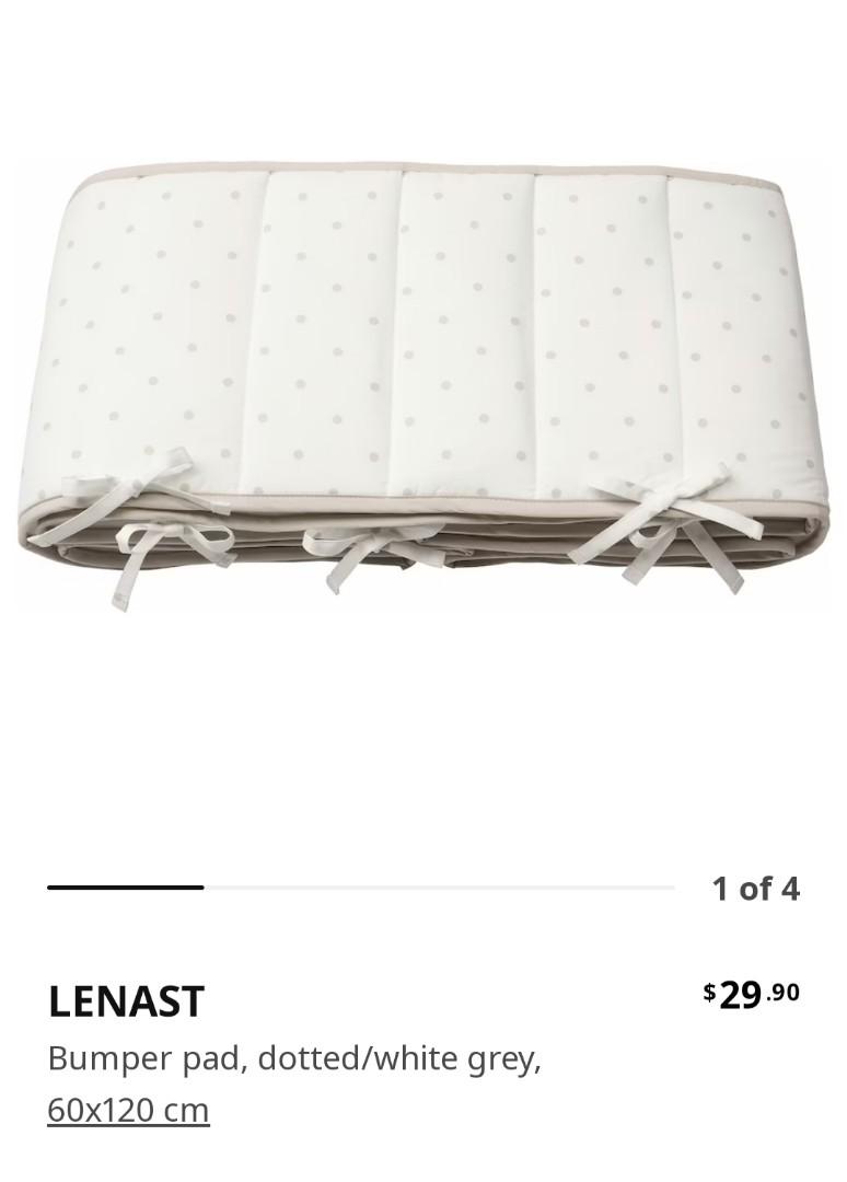 IKEA baby cot and two bumpers, Babies & Kids, Baby Nursery & Kids